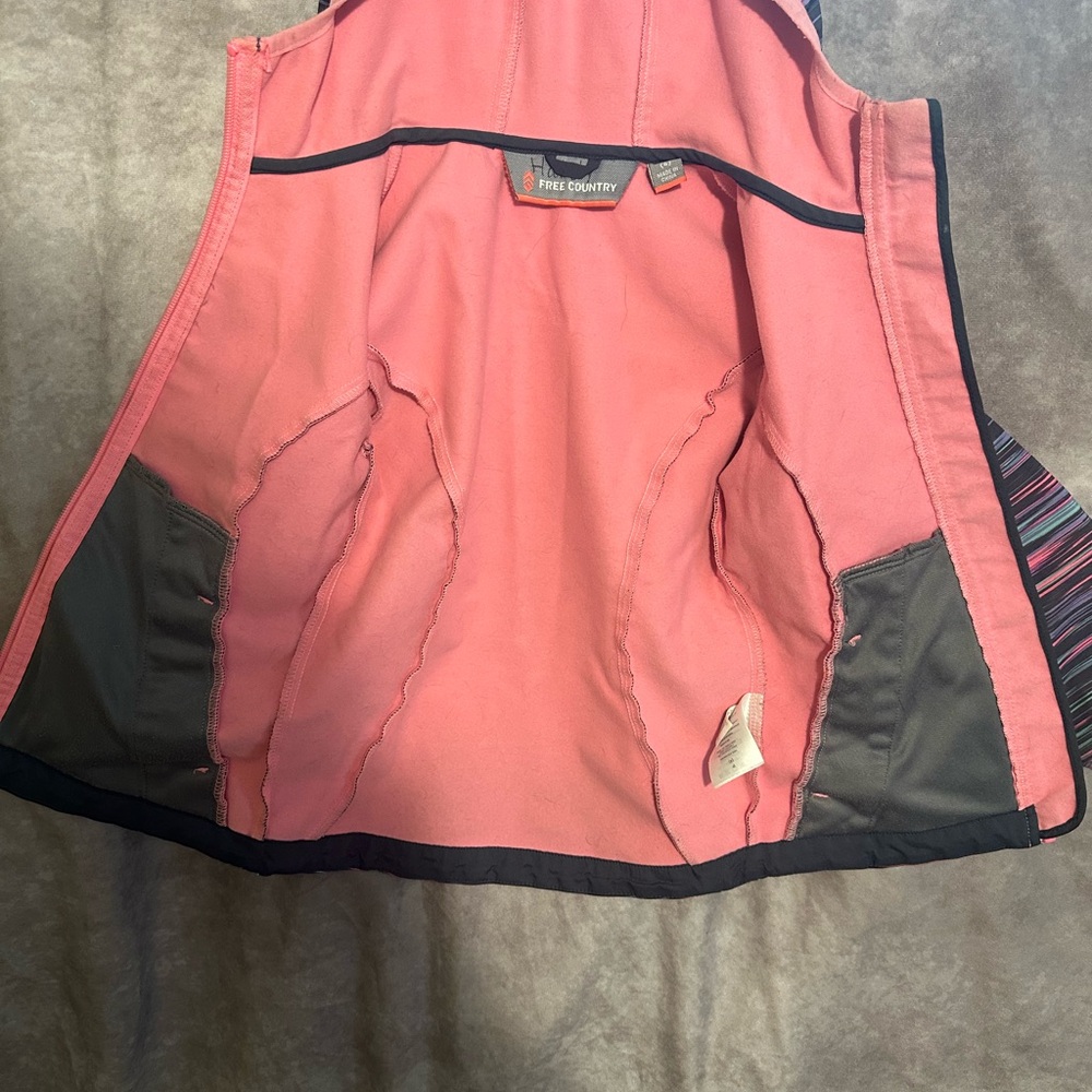 Free Country Multicolor Striped Hooded Jacket - Picture 3 of 5